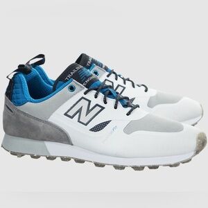 New Balance Trail Buster Walking Shoes Mens 12 Gray White Fantom Fit Sneakers